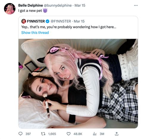 Finn and Belle Delphine Collaboration 